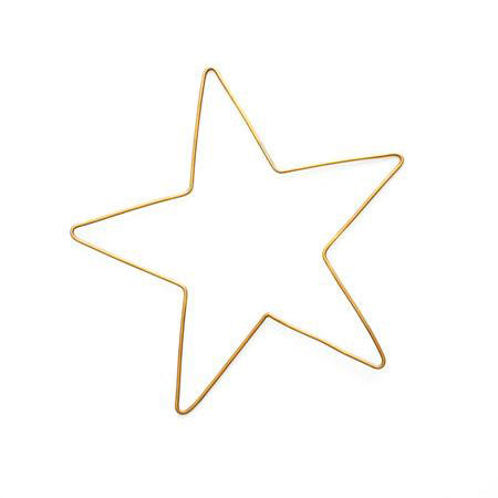 Brass Wire Star Large | Fog Linen Work | Miss Arthur | Home Goods | Tasmania