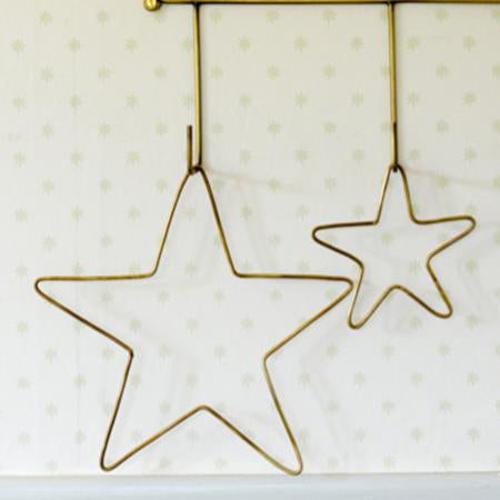 Brass Wire Star Large | Fog Linen Work | Miss Arthur | Home Goods | Tasmania