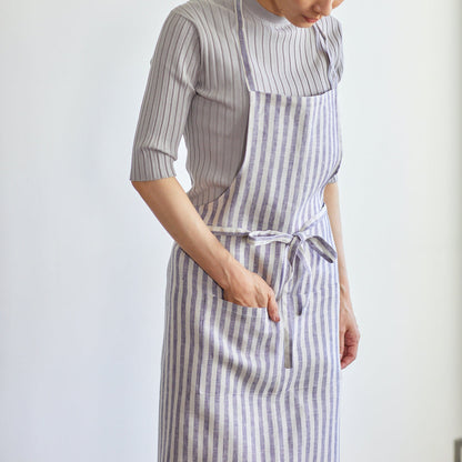 Linen Full Apron Joseph | Fog Linen Work | Miss Arthur | Home Goods | Tasmania