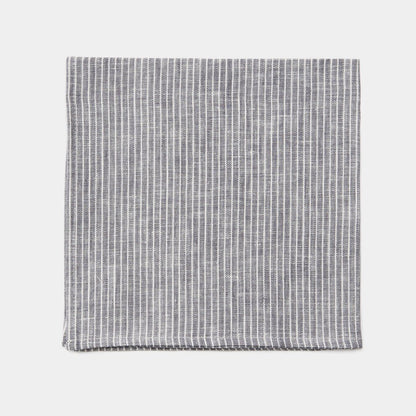 Linen Napkin Grey White Stripe | Fog Linen Work | Miss Arthur | Home Goods | Tasmania