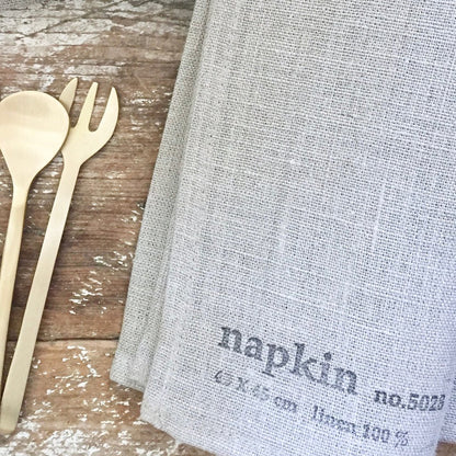Linen Napkin Natural | Fog Linen Work | Miss Arthur | Home Goods | Tasmania