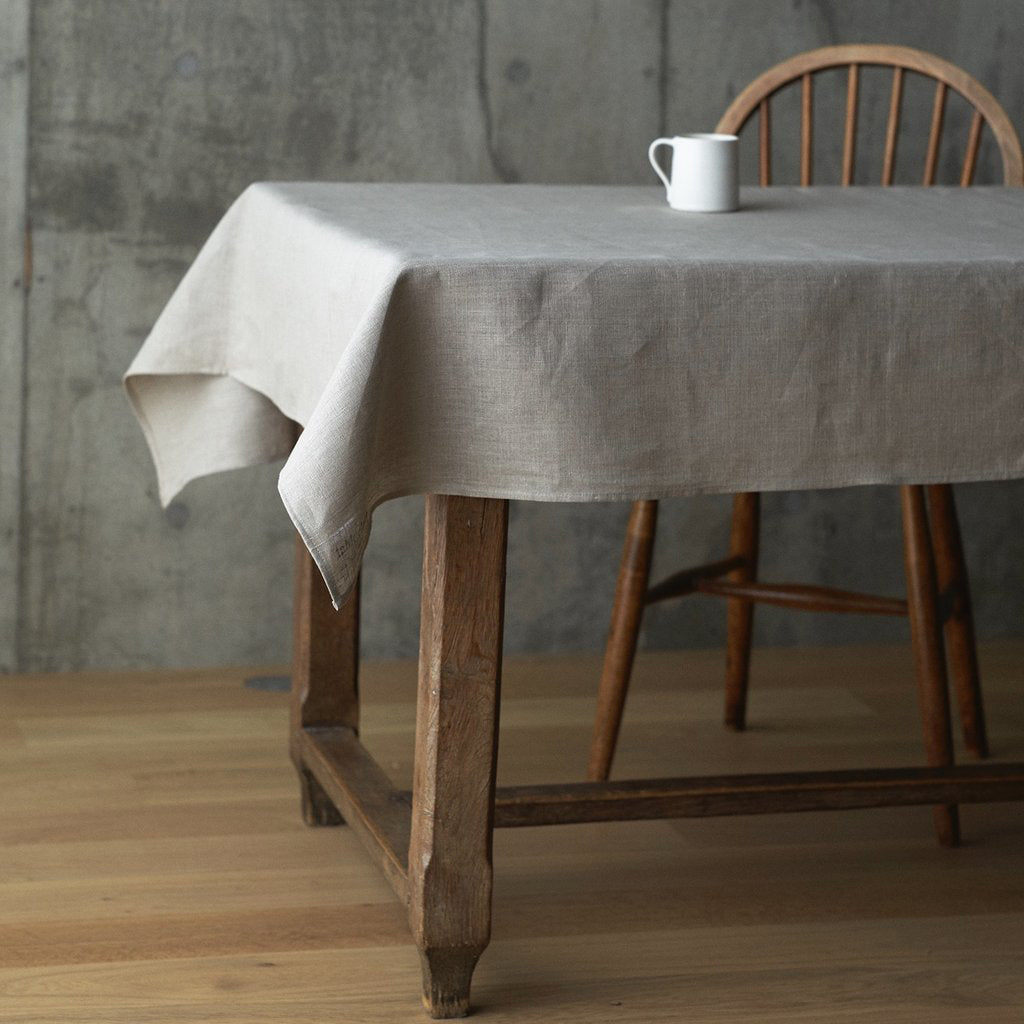 Fog Linen Work Linen Tablecloth Large Natural | Fog Linen Work | Miss Arthur | Home Goods | Tasmania