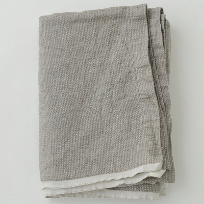 Linen Washed Waffle Throw Grey | Fog Linen Work | Miss Arthur | Home Goods | Tasmania