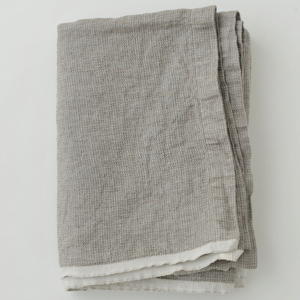 Linen Washed Waffle Throw Grey | Fog Linen Work | Miss Arthur | Home Goods | Tasmania