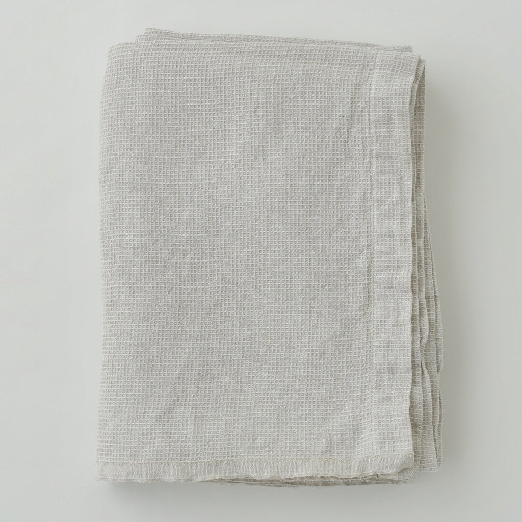 Fog Linen Work Linen Washed Waffle Throw Natural | Fog Linen Work | Miss Arthur | Home Goods | Tasmania