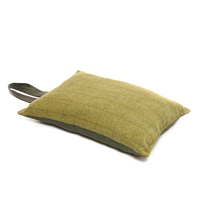 Tweedmill Textiles Kneeler Cushion Tweed Olive/Olive | Tweedmill Textiles | Miss Arthur | Home Goods | Tasmania