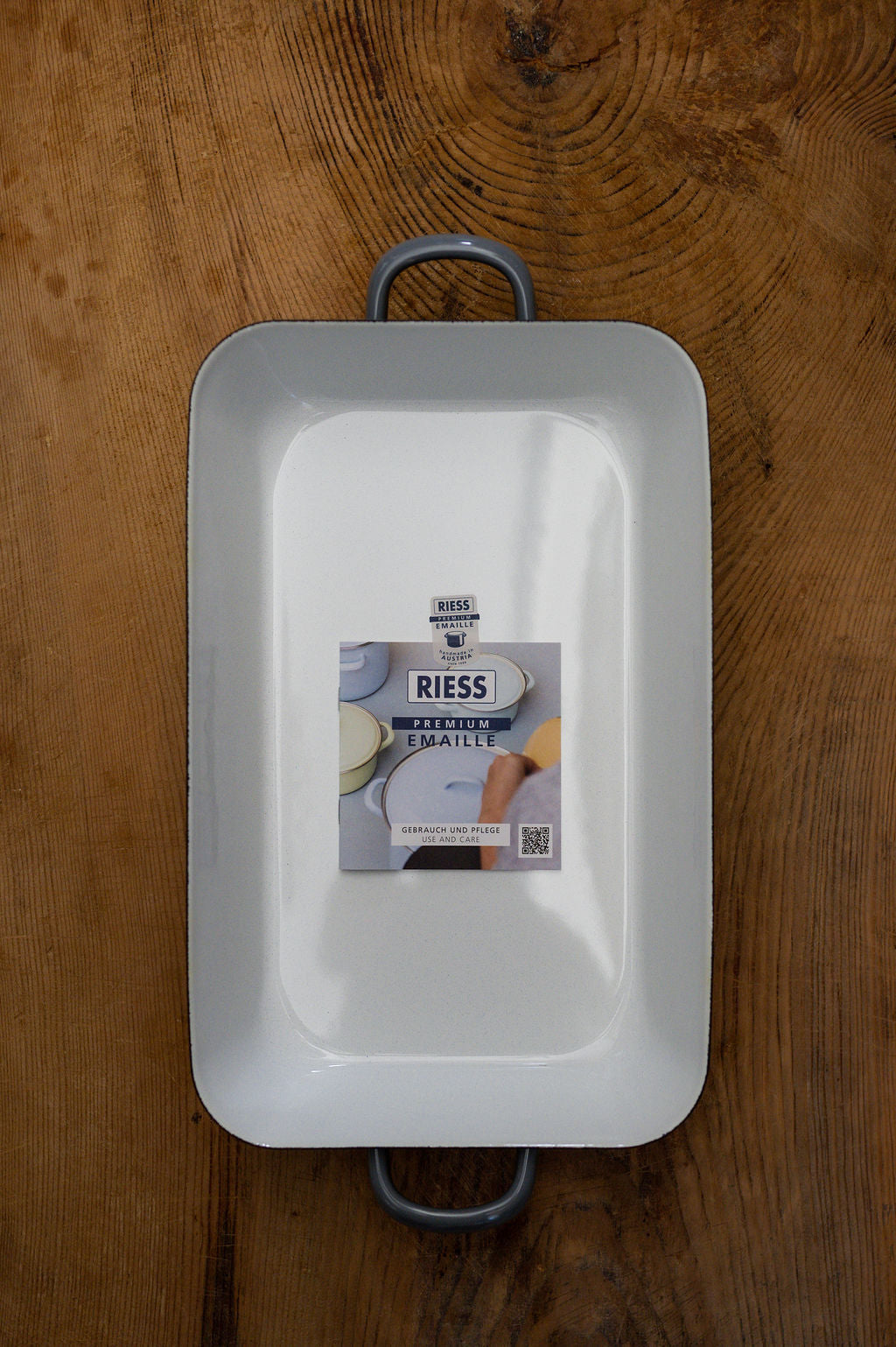 Riess Enamel Baking Dish Grey 33/20 | Riess | Miss Arthur | Home Goods | Tasmania