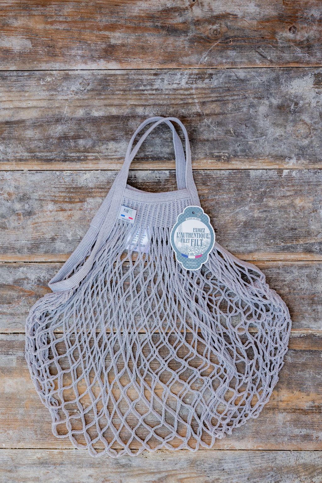Filt French String Bag Short Handle Gris Pluie | Filt | Miss Arthur | Home Goods | Tasmania