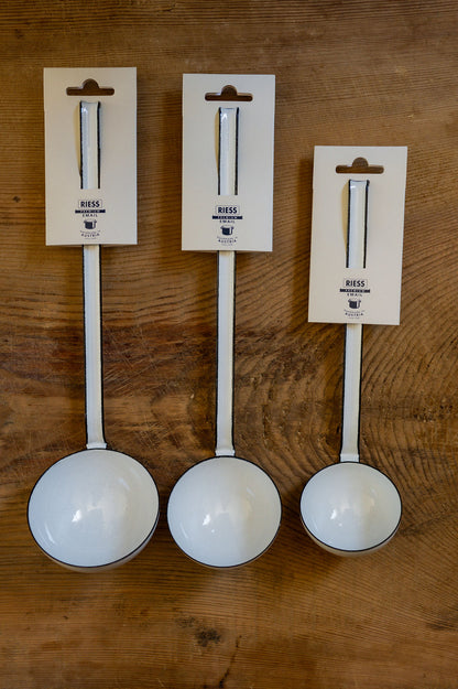 Riess Enamel Ladle White 9cm | Riess | Miss Arthur | Home Goods | Tasmania