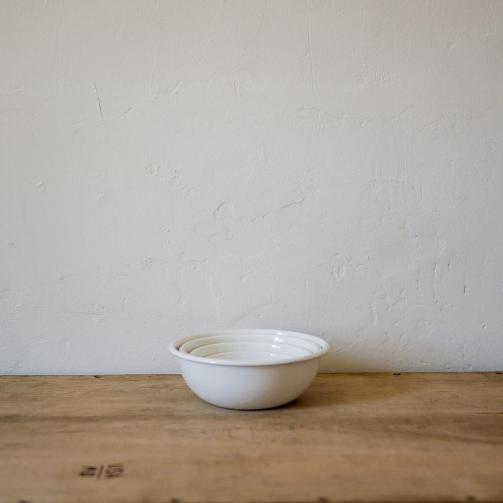 Riess Enamel Small Kitchen Bowl White 14cm | Riess | Miss Arthur | Home Goods | Tasmania