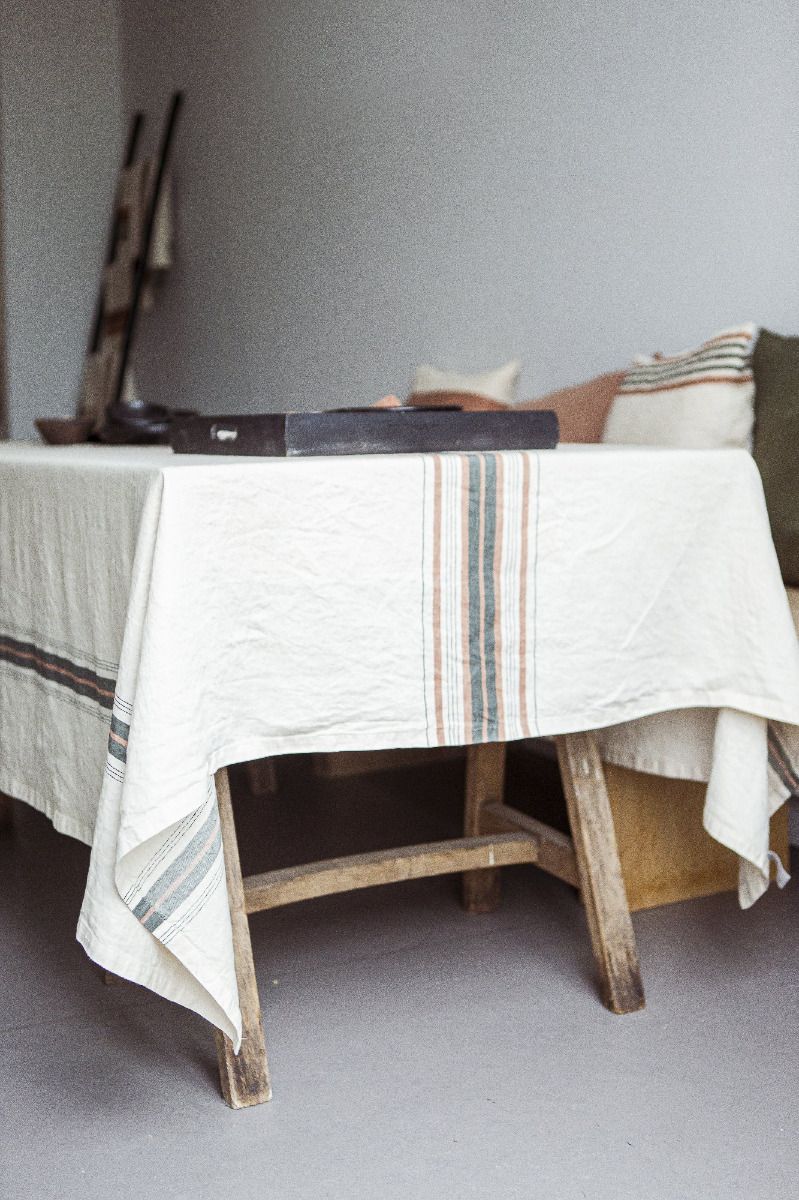 Libeco Gypsum Tablecloth 175cm x 175cm | Libeco | Miss Arthur | Home Goods | Tasmania