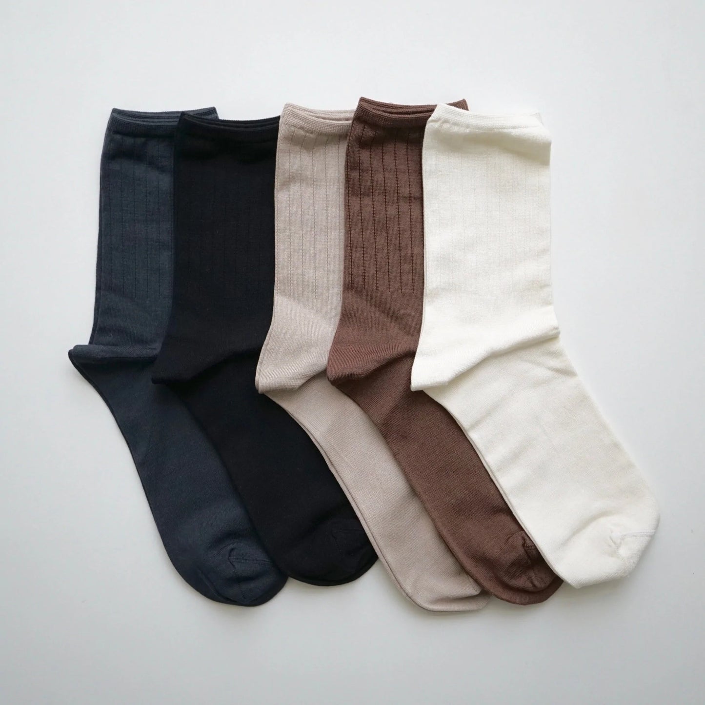 Smooth Silk Socks Oatmeal Small | Hakne | Miss Arthur | Home Goods | Tasmania