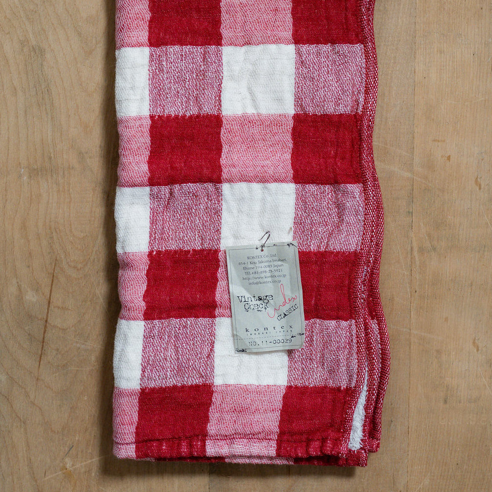 Kontex Vintage Check Hand Towel Red | Kontex | Miss Arthur | Home Goods | Tasmania