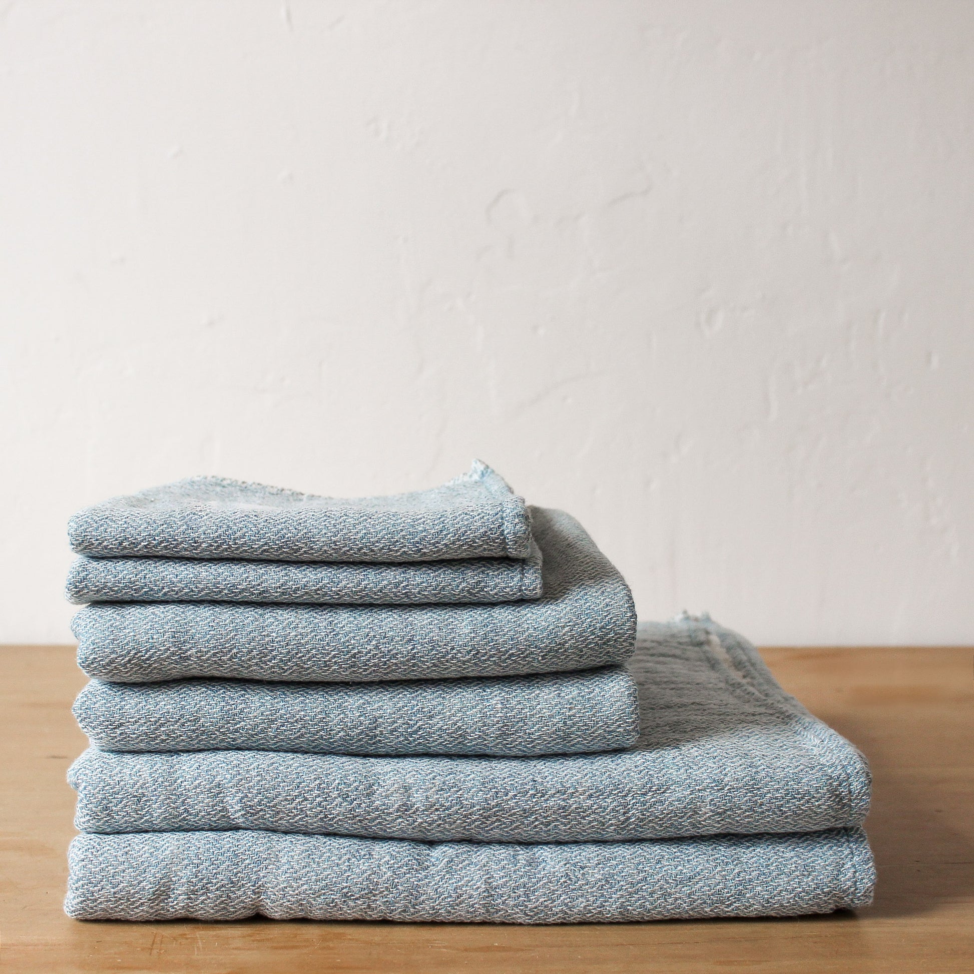 Kontex Claire Hand Towel Blue | Kontex | Miss Arthur | Home Goods | Tasmania