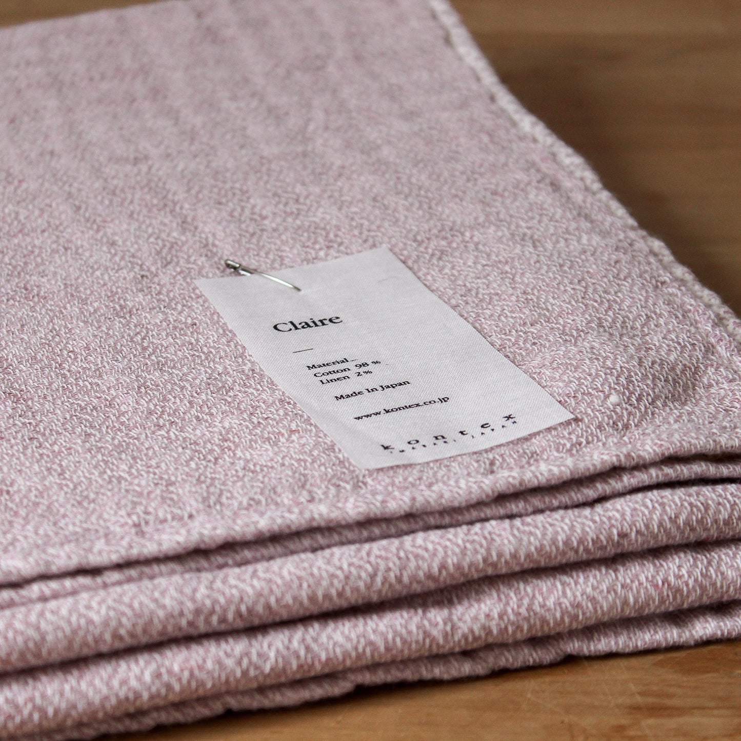 Kontex Claire Wash Cloth Pink | Kontex | Miss Arthur | Home Goods | Tasmania