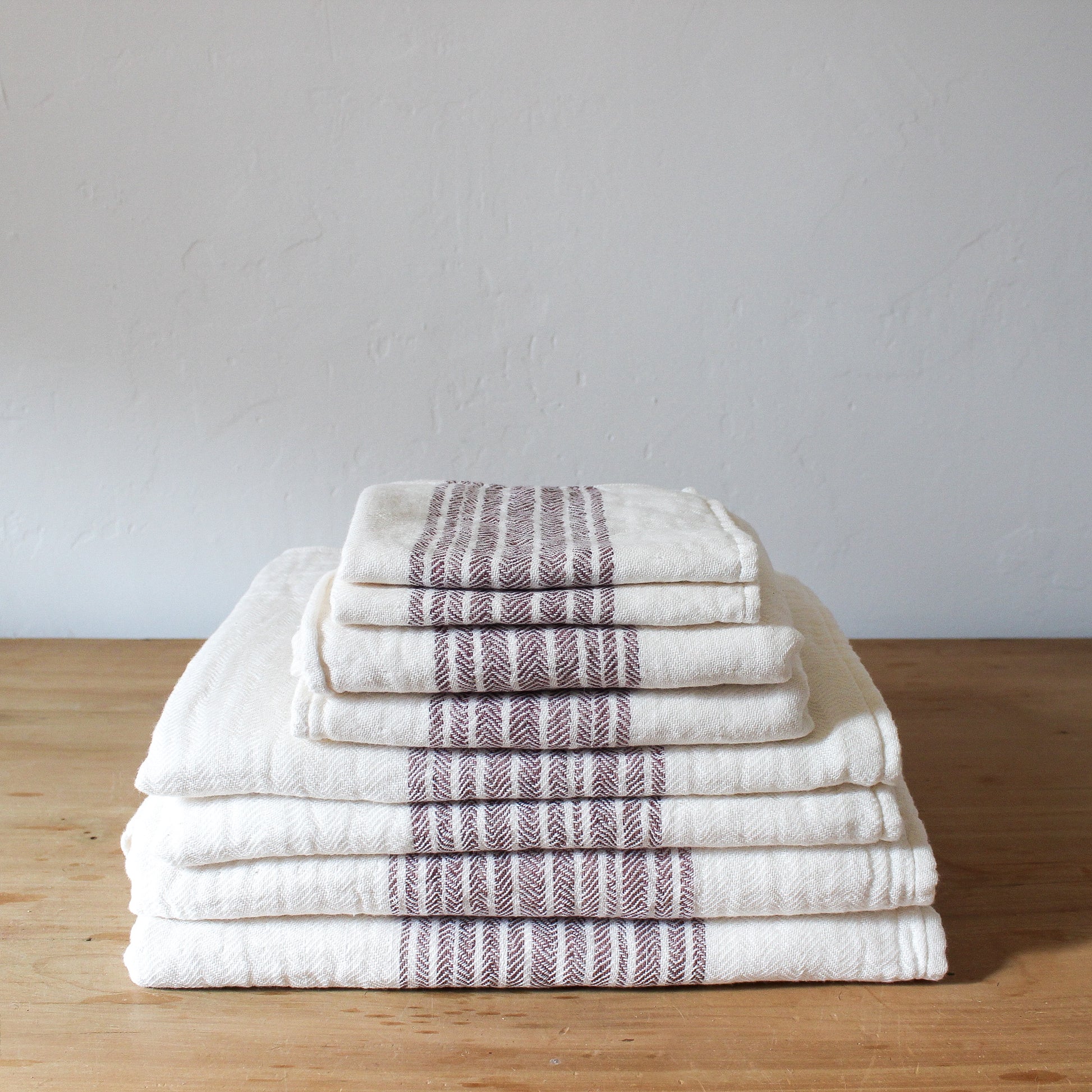 Flaxline Wine & Ivory Small (34cmx34cm) | Kontex | Miss Arthur | Home Goods | Tasmania