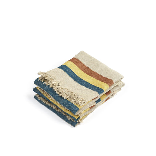 Libeco Belgian Towel Guest Towel Mercurio Stripe | Libeco | Miss Arthur | Home Goods | Tasmania