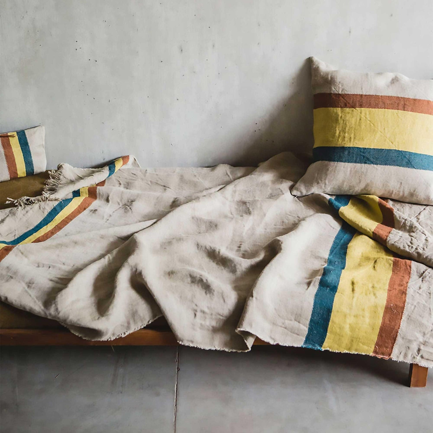 Mercurio Cushion Cover Stripe | Libeco | Miss Arthur | Home Goods | Tasmania