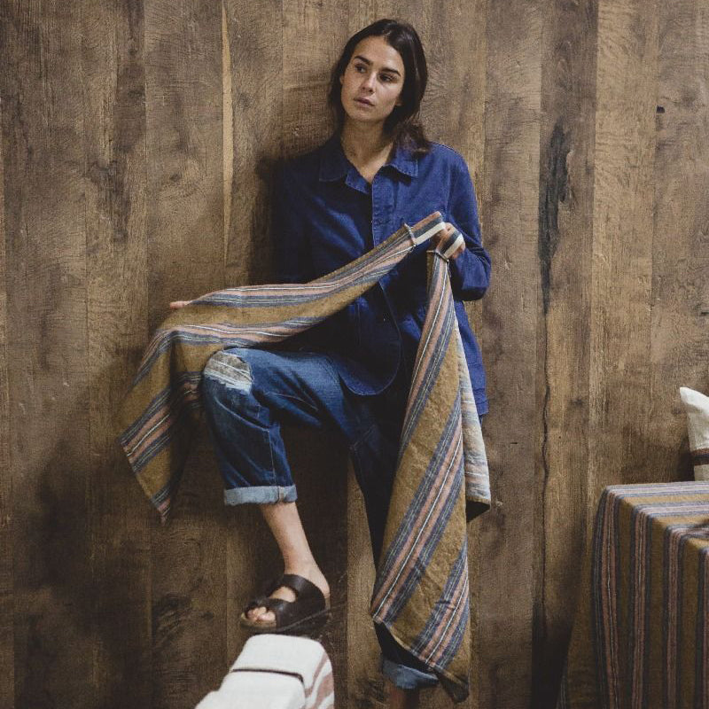 Olympia Tea Towel Stripe | Libeco | Miss Arthur | Home Goods | Tasmania