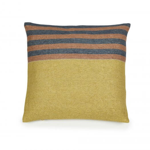 Red Earth Stripe Cushion Cover 50cm x 50cm | Libeco | Miss Arthur | Home Goods | Tasmania
