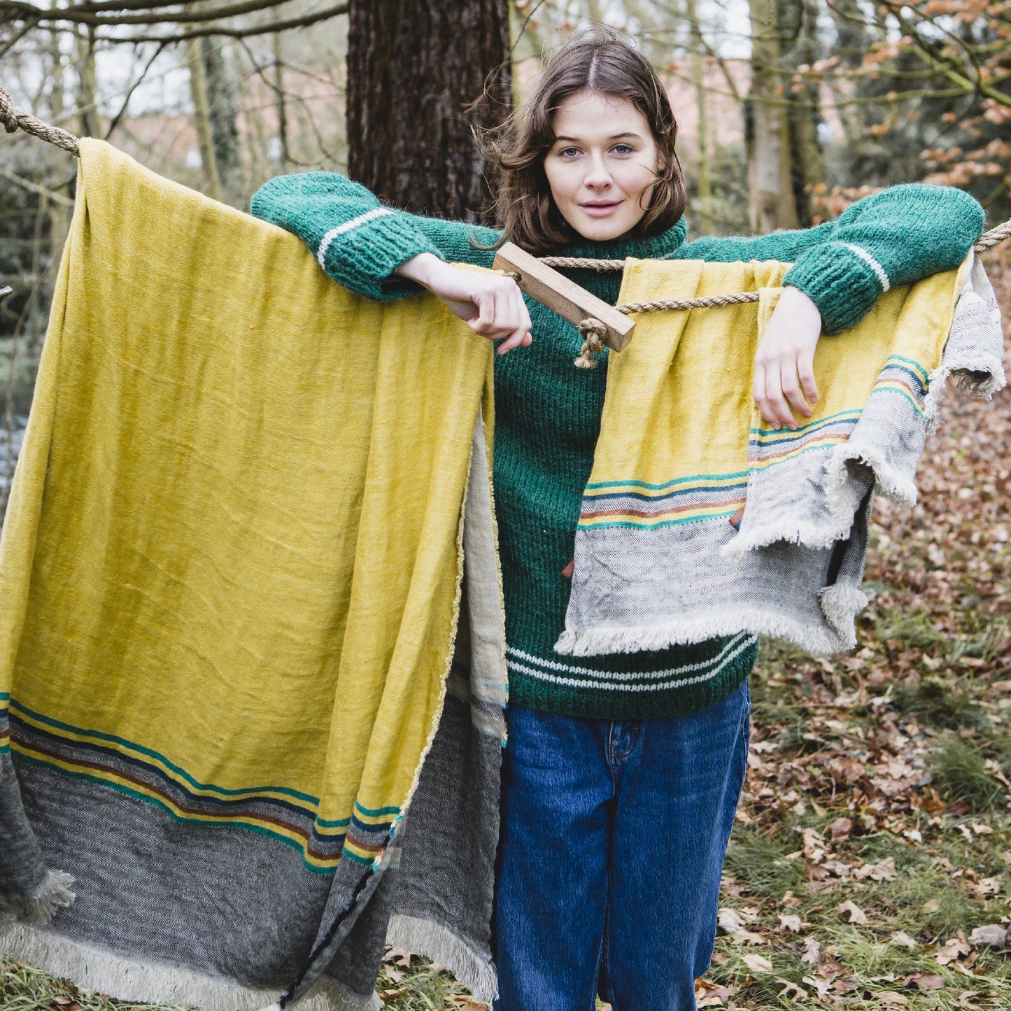 Libeco Belgian Towel Fouta Sequoia Stripe | Libeco | Miss Arthur | Home Goods | Tasmania