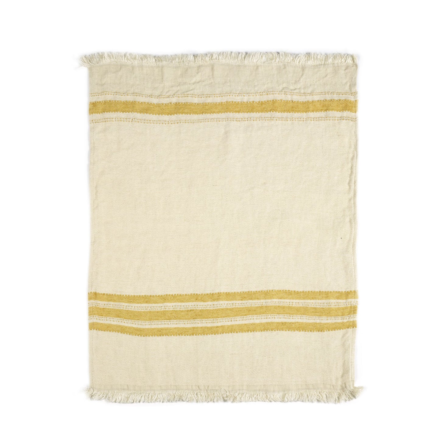 Libeco Belgian Towel Fouta Mustard Stripe | Libeco | Miss Arthur | Home Goods | Tasmania