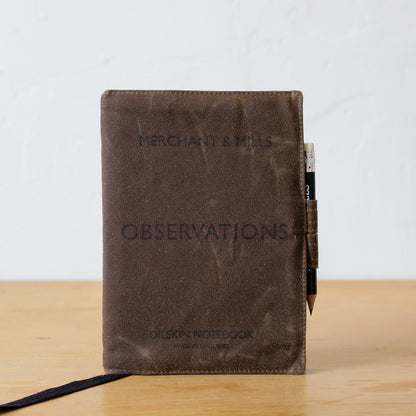 Merchant & Mills Observation Oilskin Notebook | Merchant & Mills | Miss Arthur | Home Goods | Tasmania