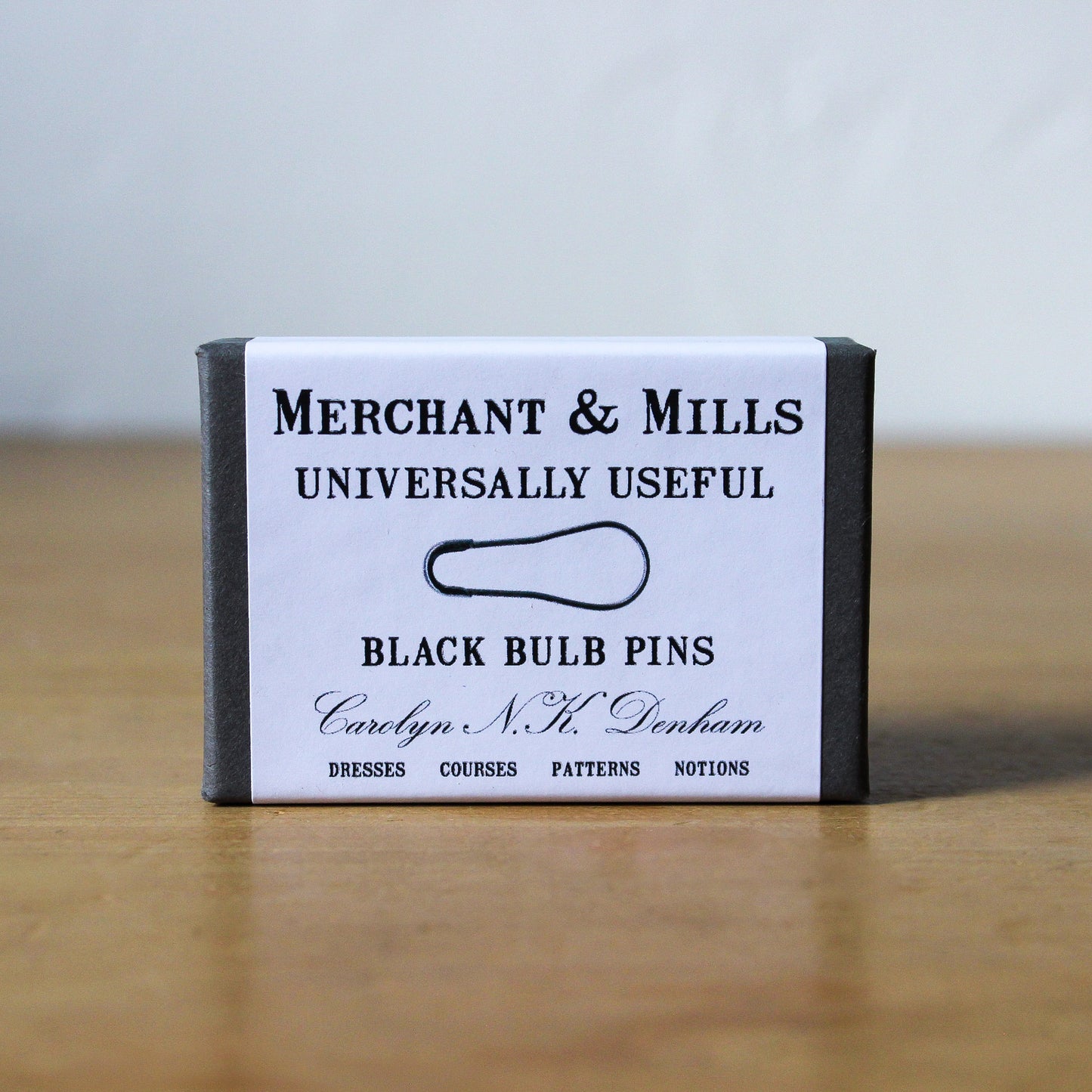Merchant & Mills Black Bulb Pins | Merchant & Mills | Miss Arthur | Home Goods | Tasmania