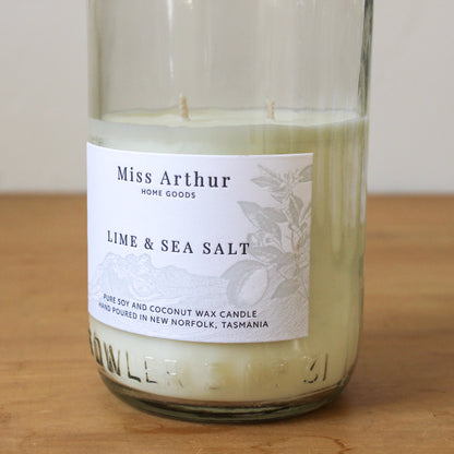 Lime & Sea Salt N° 31 Candle | Miss Arthur | Miss Arthur | Home Goods | Tasmania