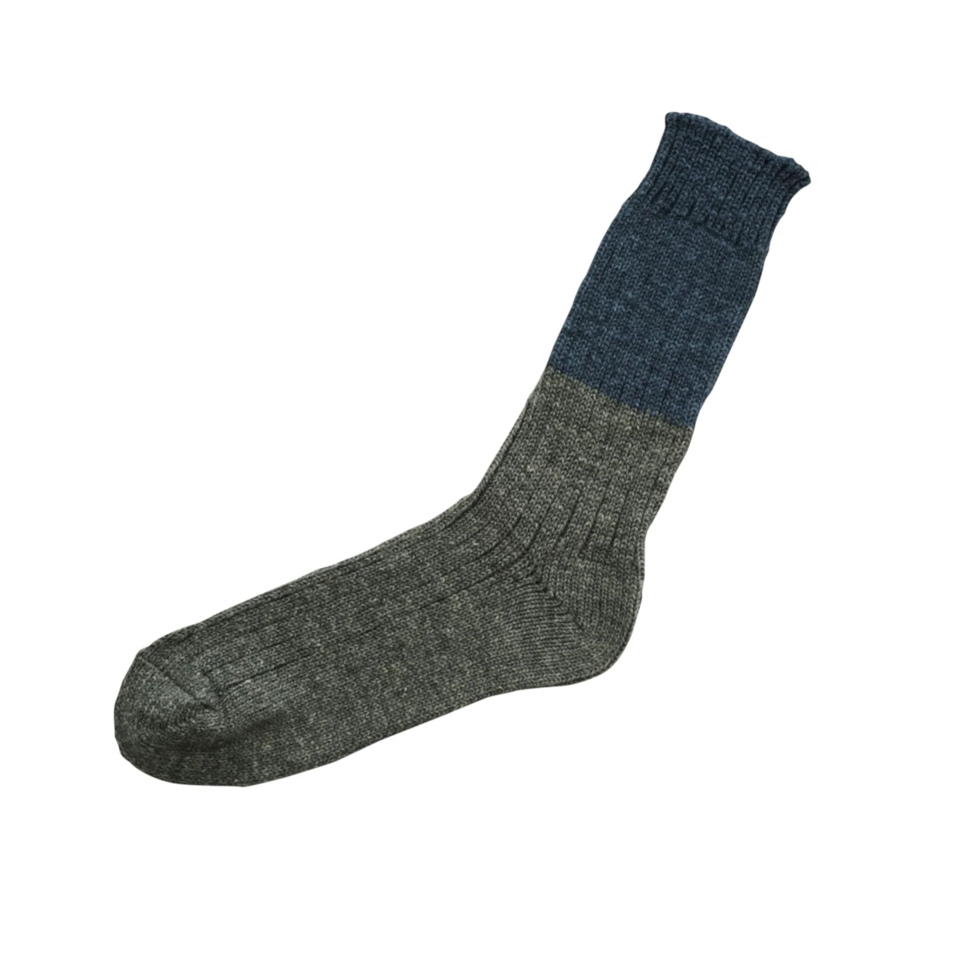Boston Wool Cotton Slab Sock Starry Sky Medium | Nishiguchi Kutsushita | Miss Arthur | Home Goods | Tasmania