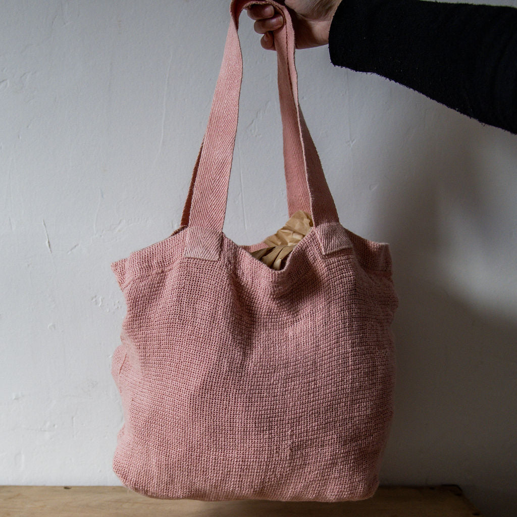 Line Beg Charvet Éditions French Linen Bag Nomade Petale – Miss Arthur