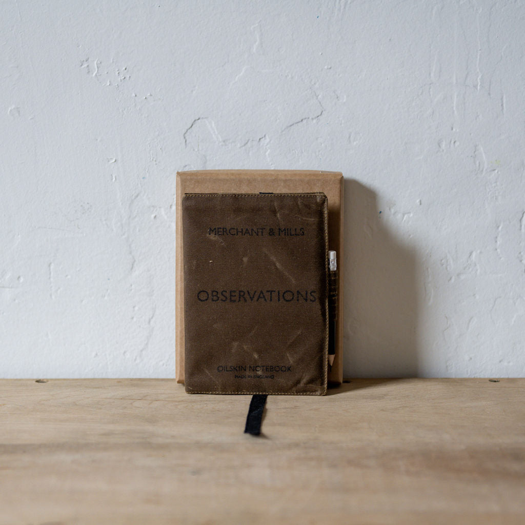 Merchant & Mills Observation Oilskin Notebook | Merchant & Mills | Miss Arthur | Home Goods | Tasmania