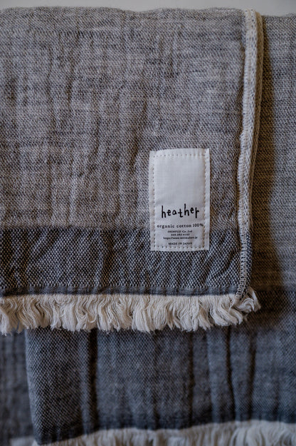 Tenimuhoh Heather Bath Towel Plain Grey | Tenimuhoh | Miss Arthur | Home Goods | Tasmania