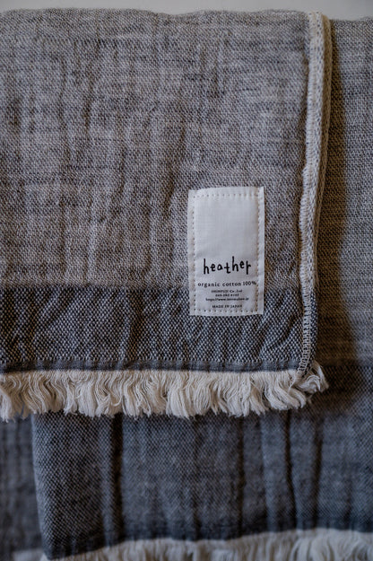 Tenimuhoh Heather Hand Towel Plain Grey | Tenimuhoh | Miss Arthur | Home Goods | Tasmania