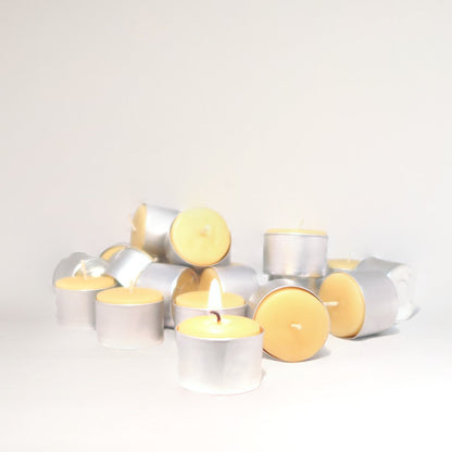 Tealights 7-8 Hours Metal Cups Box of 9 | Queen B | Miss Arthur | Home Goods | Tasmania
