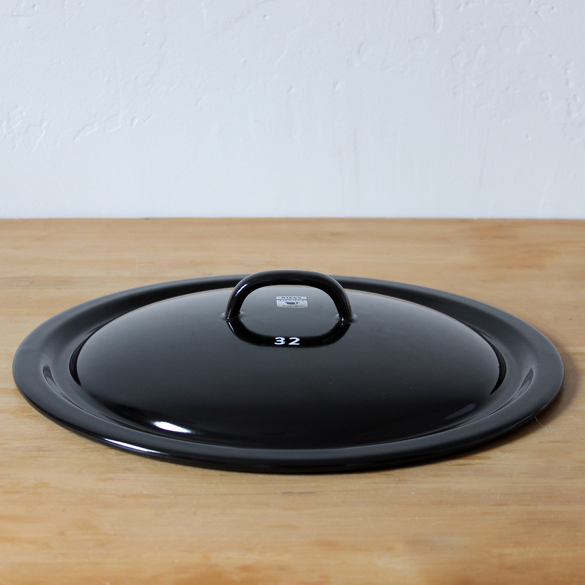 Riess Enamel Classic High Casserole with Cover Black 20 Litre | Riess | Miss Arthur | Home Goods | Tasmania