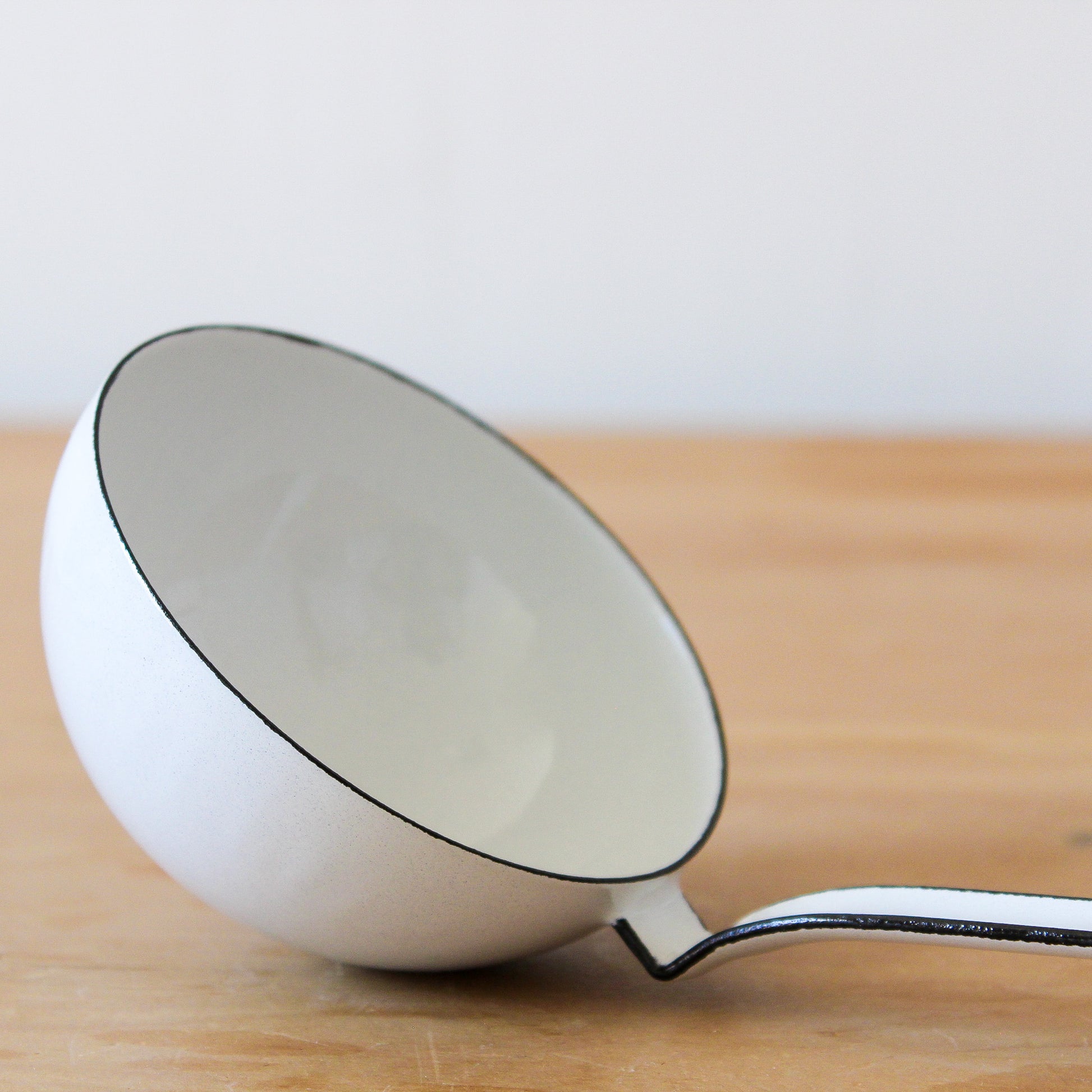 Riess Enamel Ladle White 9cm | Riess | Miss Arthur | Home Goods | Tasmania