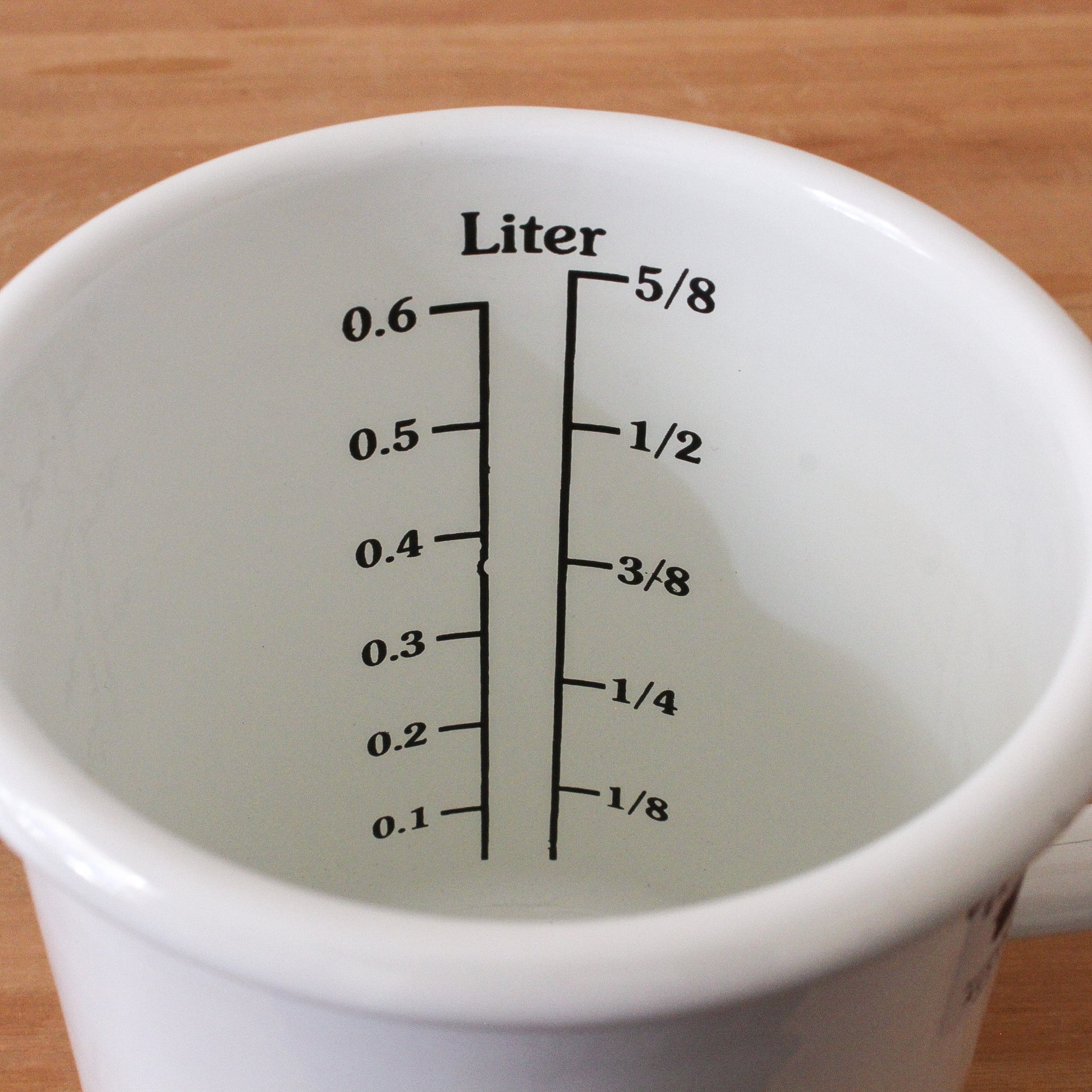 Riess Enamel Measuring Vessel White 0.5L | Riess | Miss Arthur | Home Goods | Tasmania