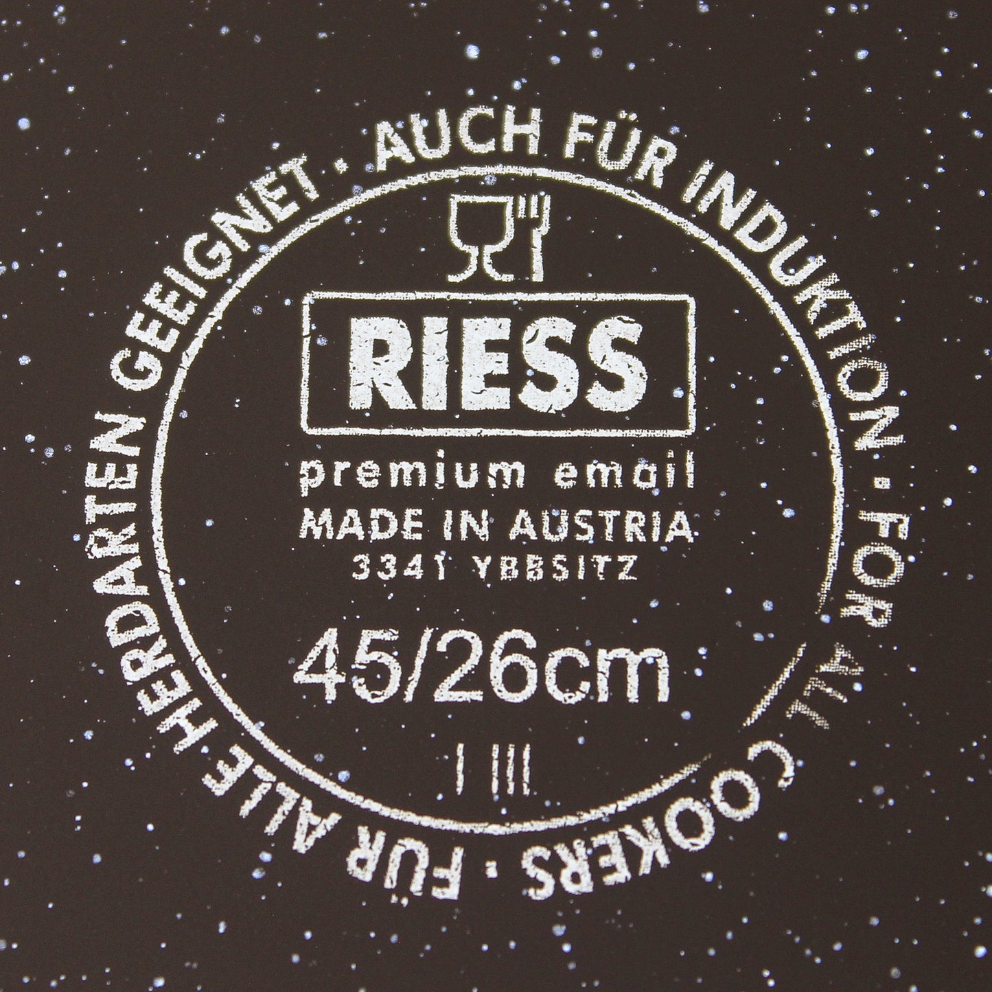 Riess Enamel Roasting Dish Black 45/26 | Riess | Miss Arthur | Home Goods | Tasmania