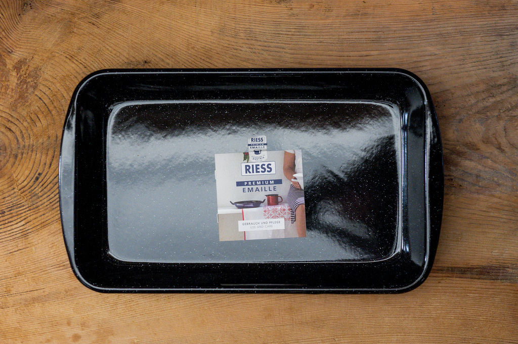 Riess Enamel Baking Dish Black 38/22.5 | Riess | Miss Arthur | Home Goods | Tasmania