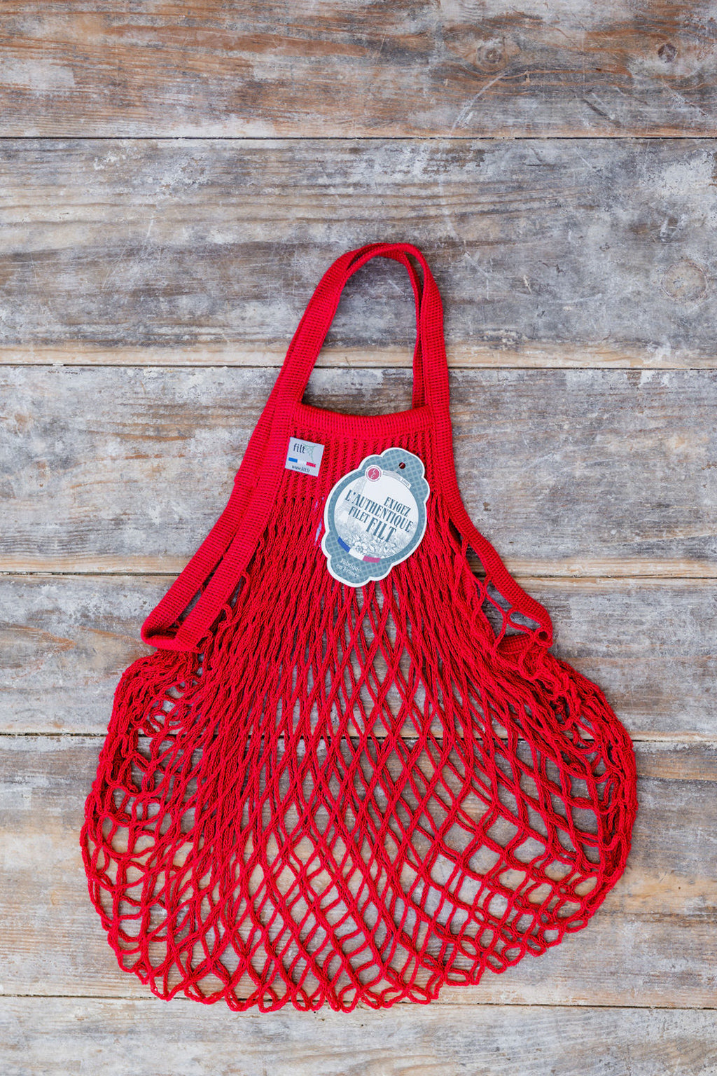 French String Bag Short Handle Rouge | Filt | Miss Arthur | Home Goods | Tasmania