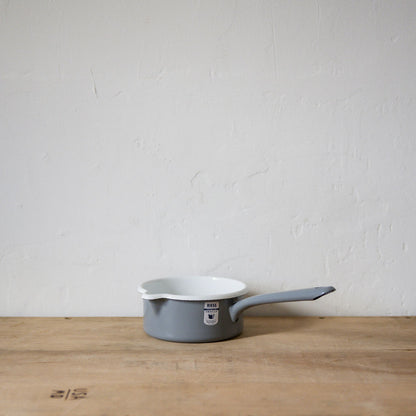 Riess Enamel Saucepan with Spout Grey 0.75L | Riess | Miss Arthur | Home Goods | Tasmania