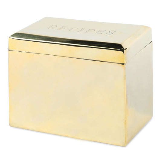 Brass Recipe Box | Sir|Madam | Miss Arthur | Home Goods | Tasmania