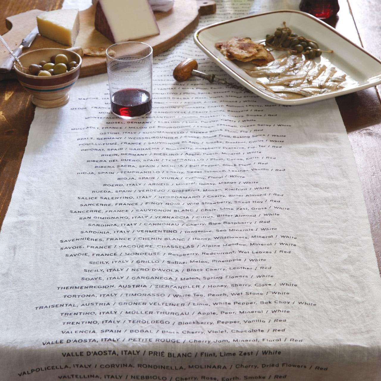 Sir|Madam Wine List Runner | Sir|Madam | Miss Arthur | Home Goods | Tasmania