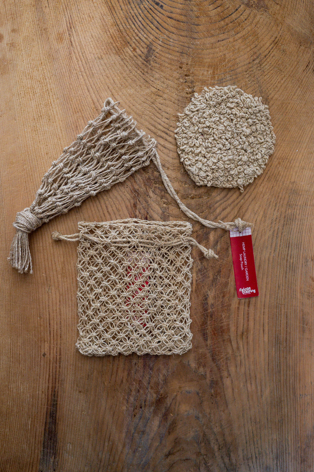 Fair Go Trading Hemp Crocheted Hand Scrubby | Fair Go Trading | Miss Arthur | Home Goods | Tasmania