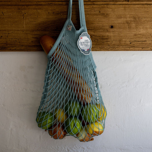 Filt French String Bag Long Handle Aqua Blue | Filt | Miss Arthur | Home Goods | Tasmania