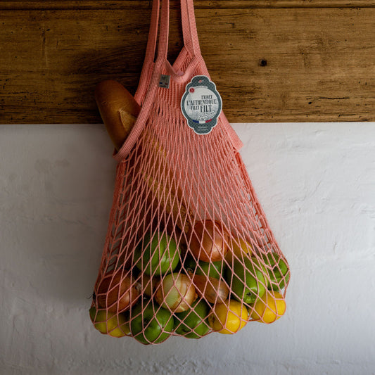 Filt French String Bag Long Handle Baby Pink | Filt | Miss Arthur | Home Goods | Tasmania