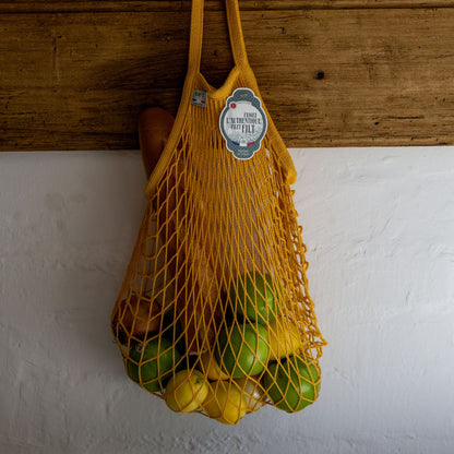 French String Bag Long Handle Jaune Gold | Filt | Miss Arthur | Home Goods | Tasmania