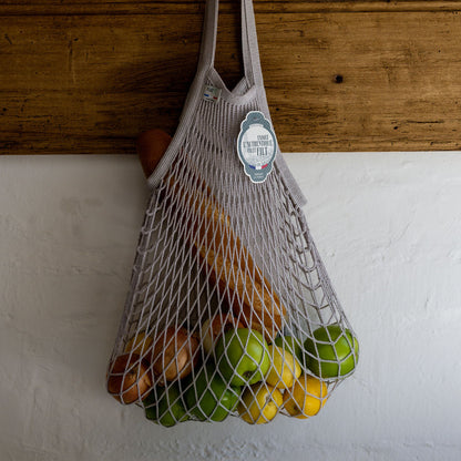 Filt French String Bag Long Handle Gris Pluie | Filt | Miss Arthur | Home Goods | Tasmania