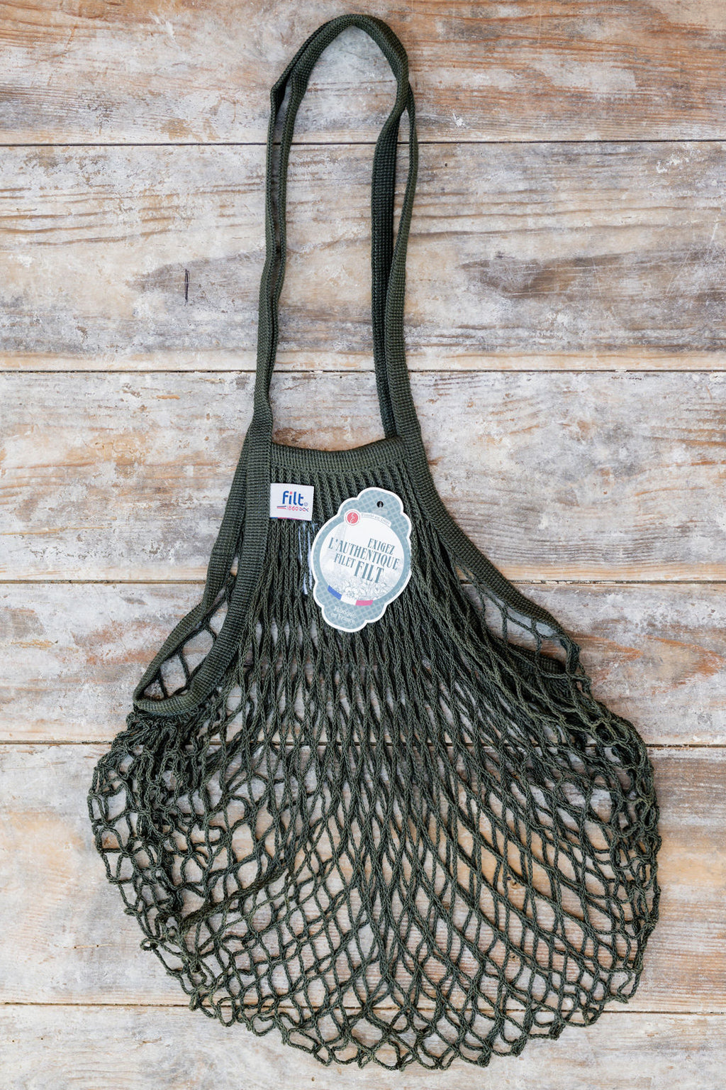 Filt French String Bag Long Handle Kaki | Filt | Miss Arthur | Home Goods | Tasmania